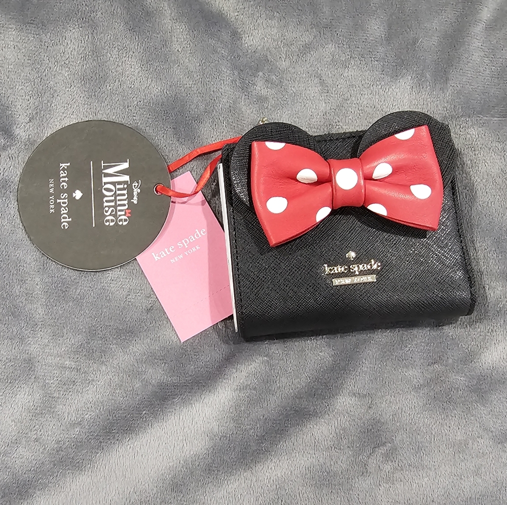 NWT Kate Spade Minnie Mouse Wallet